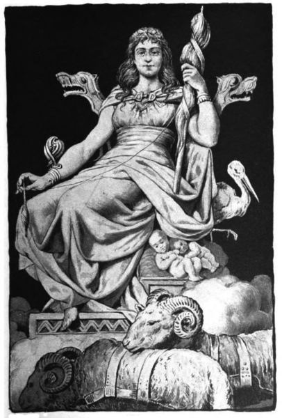 Nữ thần Frigga - nữ hoàng của các vị thần