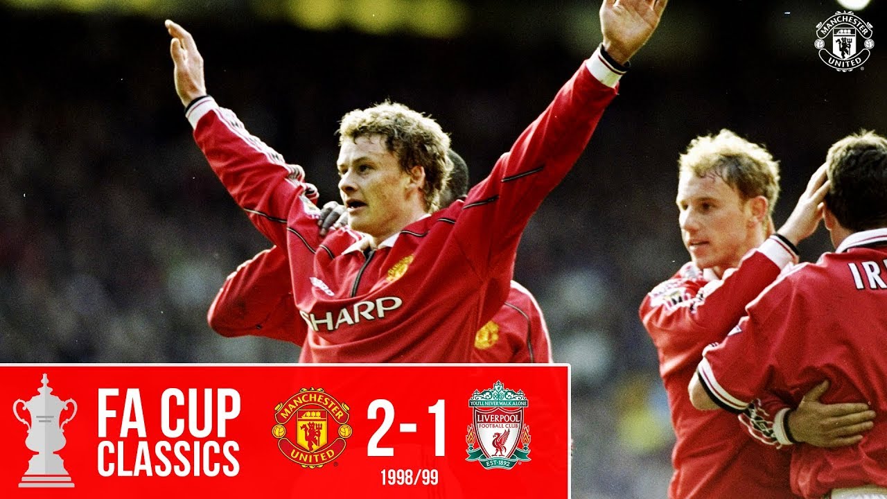 On This Day: Solskjaer Sinks Liverpool | Manchester United 2-1 Liverpool | FA Cup Classics - YouTube