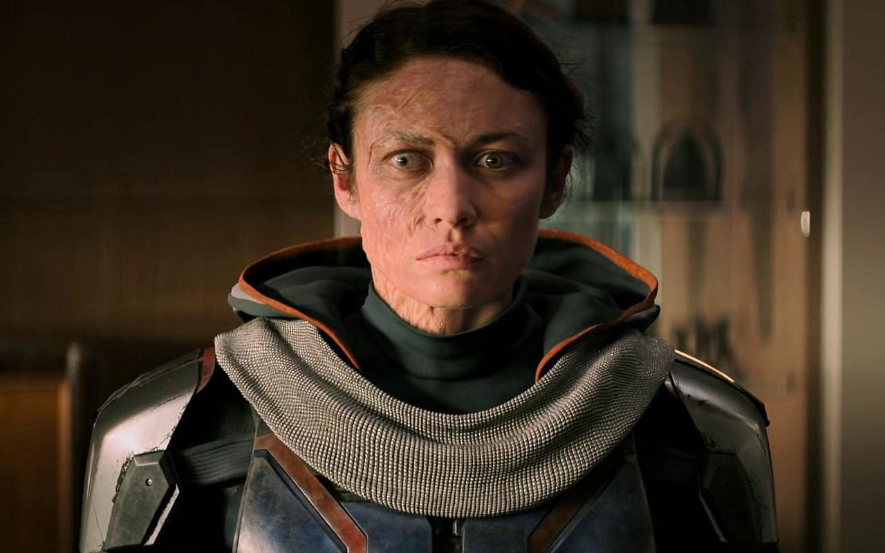 Ảnh Olga Kurylenko thủ vai Taskmaster trong series phim Black Window