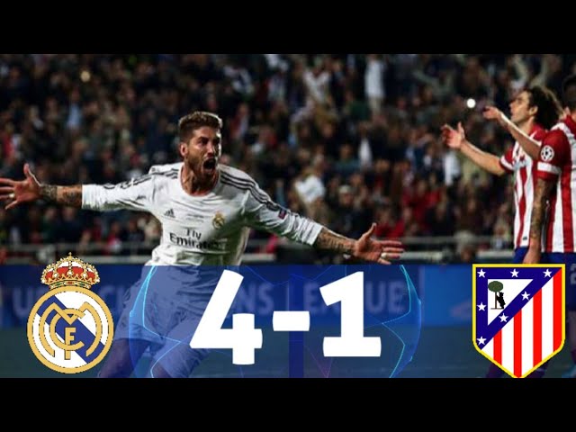 Real Madrid vs Atletico Madrid (4-1) 2014 UCL Final - YouTube