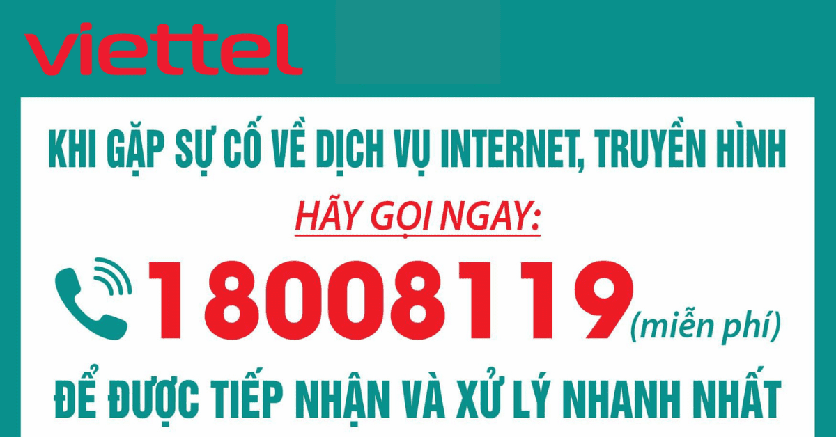 Số điện thoại tổng đài mạng Viettel
