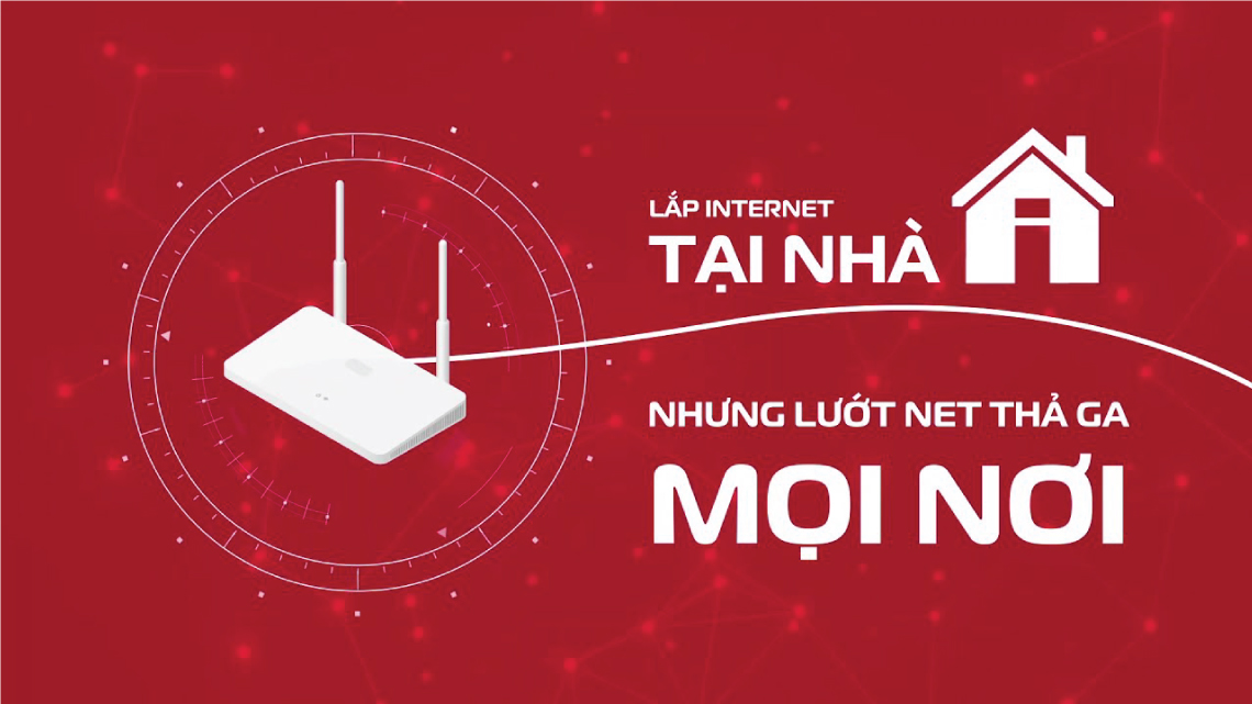 Lắp mạng internet Viettel Bình Chánh, tặng 6 tháng cước